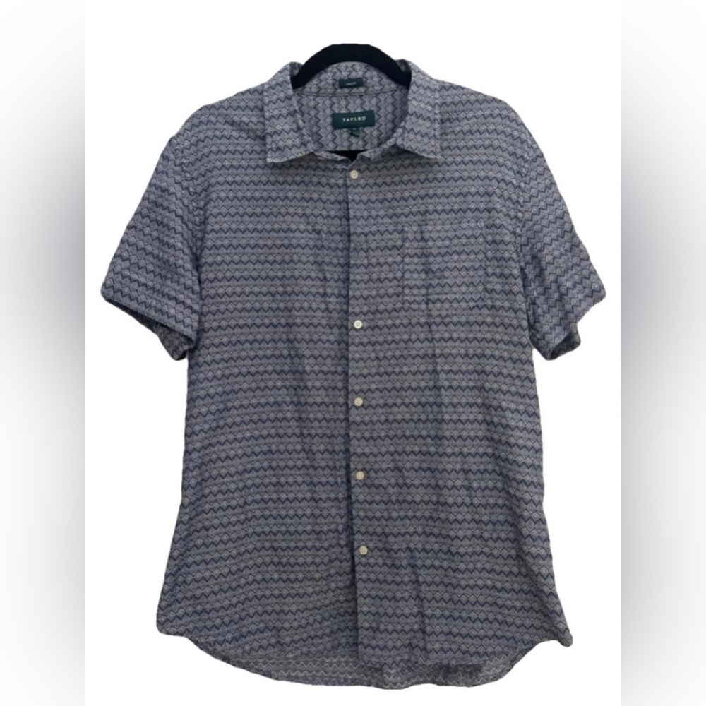 Taylrd Slim Fit Short Sleeve Button Down